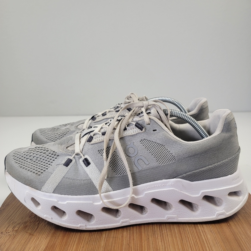 On Cloudeclipse Athletic Running Sneakers Mens Shoes Sz 11 On Running Gray White